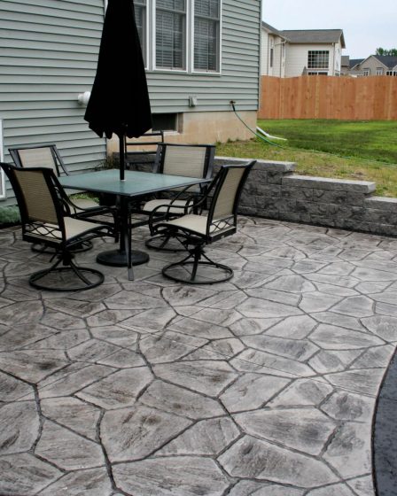 Professional concrete services for patio
